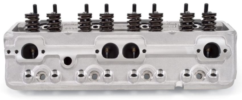 Edelbrock 5089 Cylinder Head E-Street SB Chevrolet 64cc (Complete Pair)