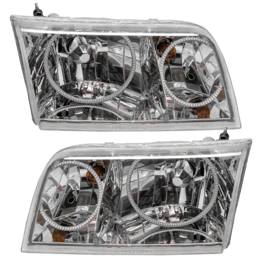 Oracle Lighting 7724-334 SMD Pre-Assembled Headlights, Chrome Bezel, Halogen, ColorSHIFT - No Controller