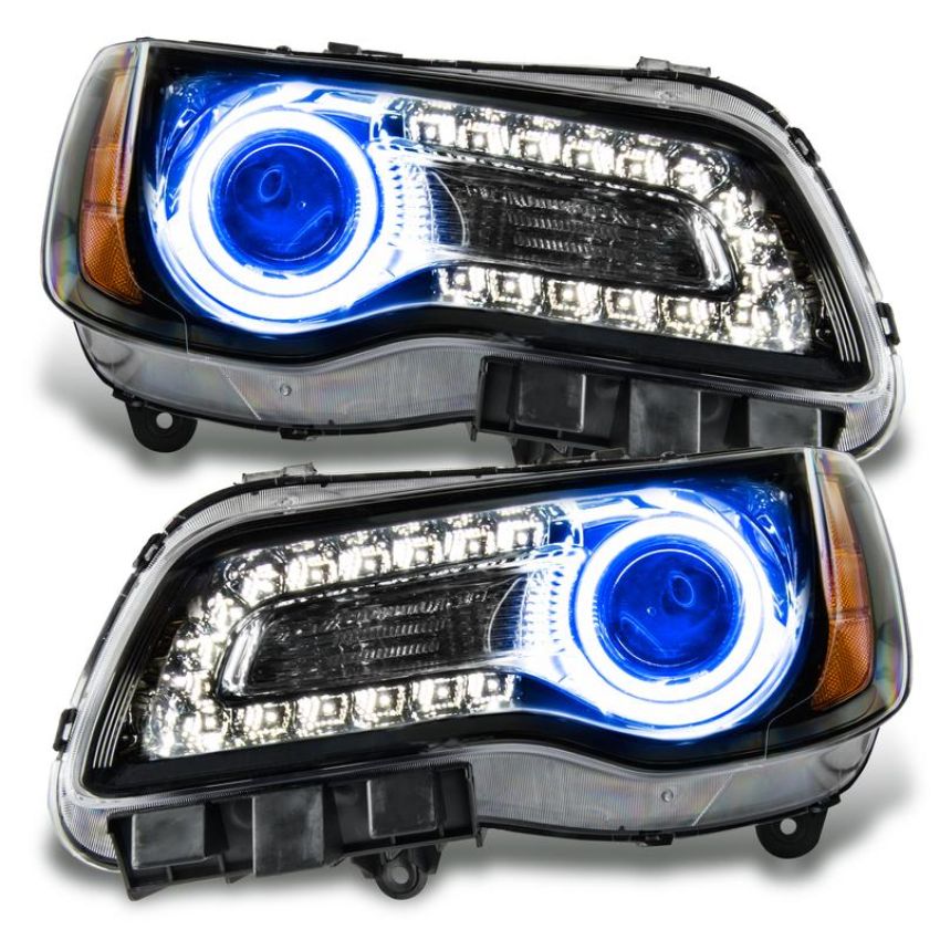 Oracle Lighting 7729-002 SMD Pre-Assembled Headlights, Non-HID, Black Bezel, Blue