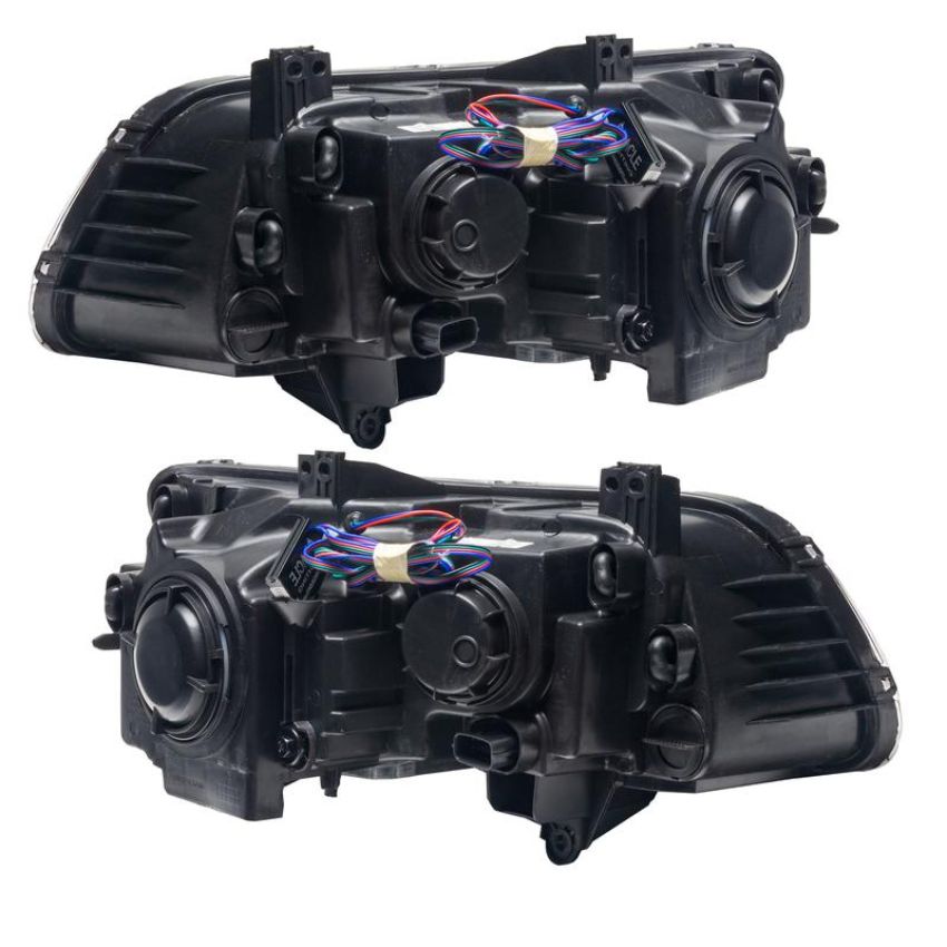 Oracle Lighting 7729-003 SMD Pre-Assembled Headlights, Non-HID, Black, Red