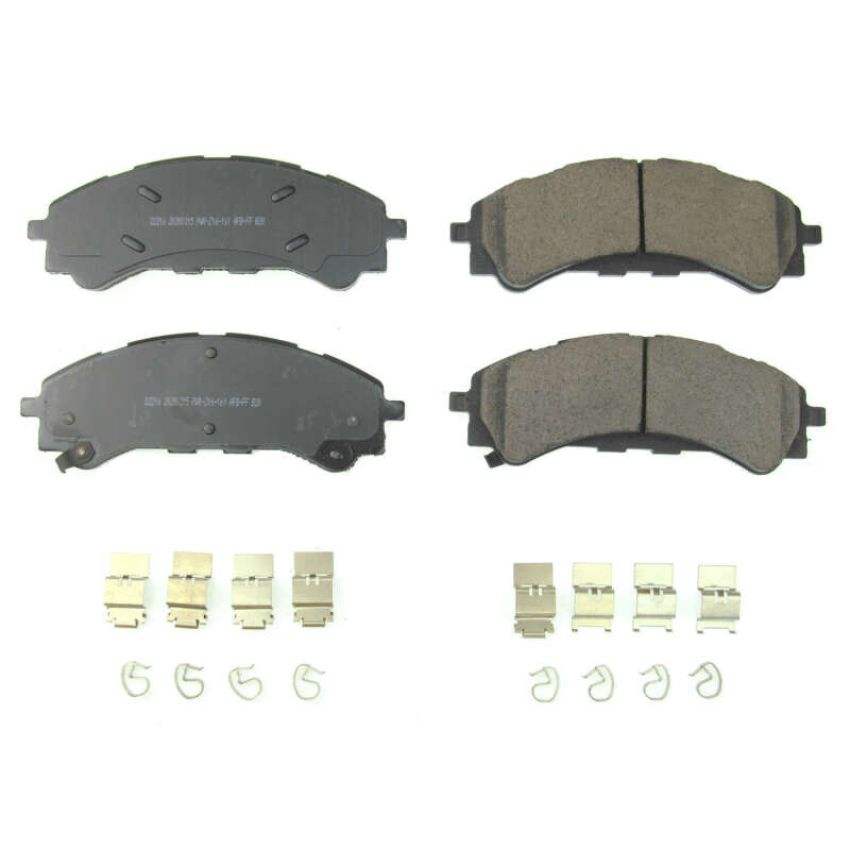 PowerStop 17-2216 PowerStop - Z17 Low-Dust Ceramic Brake Pads with Hardware