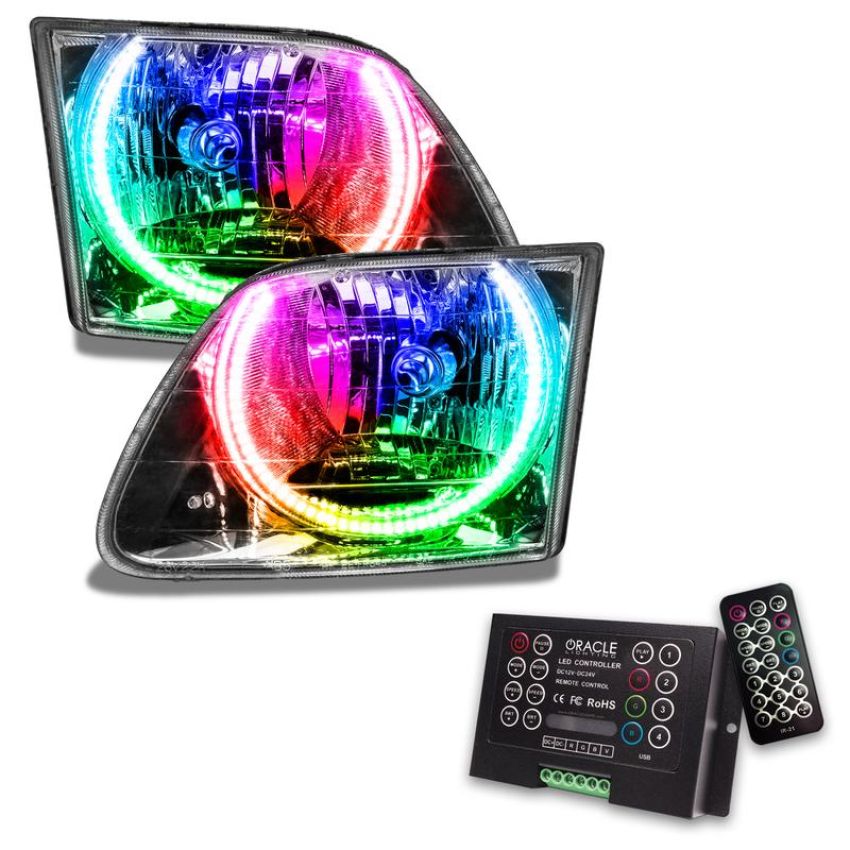 Oracle Lighting 7733-333 SMD Pre-Assembled Headlights, ColorSHIFT(tm) 2.0
