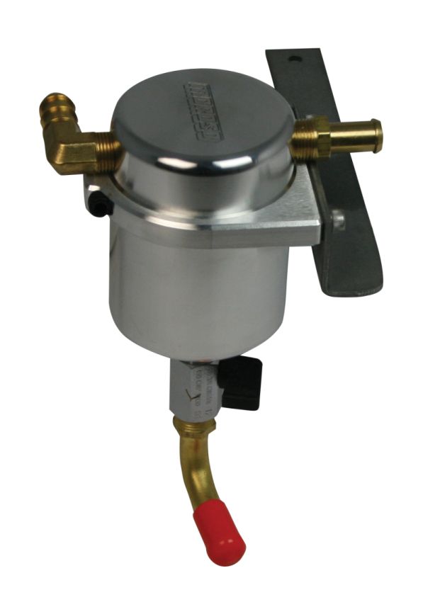 Moroso 85513 04-08 Ford F-150 5.4L Air/Oil Separator Catch Can - Billet Aluminum
