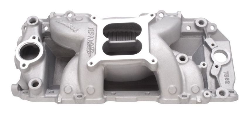 EDELBROCK EDE7562 BBC Performer RPM A/G Manifold- R/P - 396-502