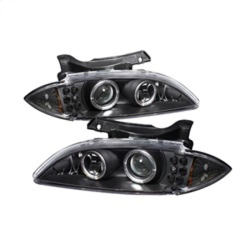 SPYDER 5009265 Projector Headlights - LED Halo - Black