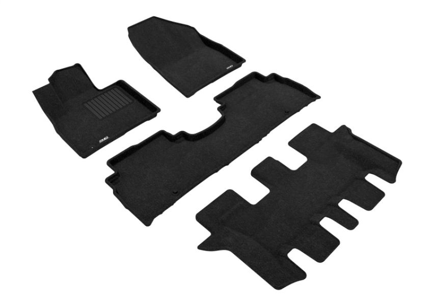 3D MAXpider L1KA03004709 16-20 Kia Sorento 7-Seat Elegant Black R1 R2 R3
