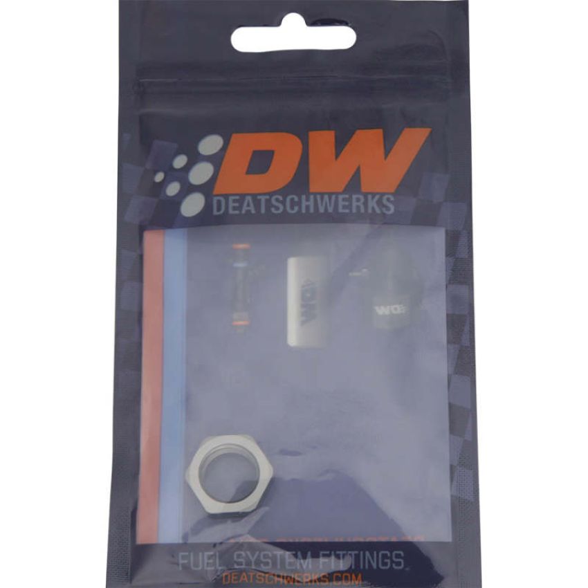 DeatschWerks 6-02-0729 6AN Bulkhead Nut Smaller OD - Anodized DW Titanium