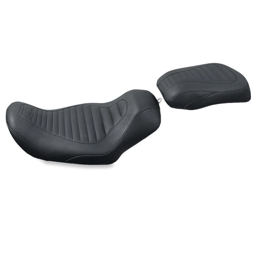 Mustang Motorcycle 76748 Mustang 06-17 Harley Dyna Tripper Solo Seat - Black