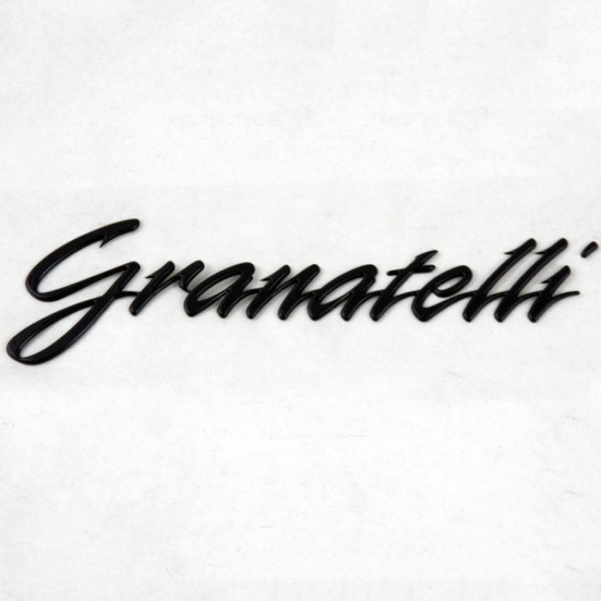 Granatelli Motor Sports 100010B Granatelli Logo - Domed Decal - Black