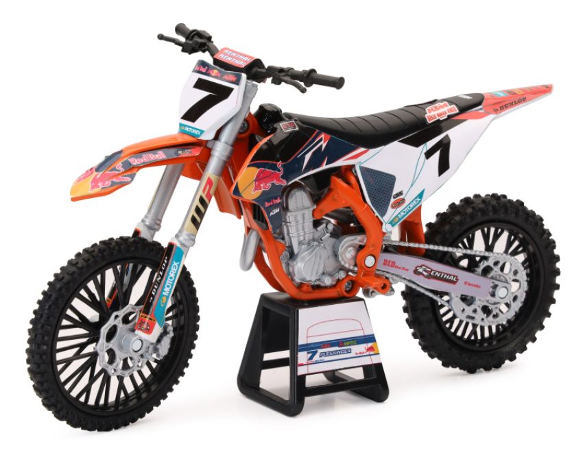 New Ray Toys 58363 KTM Red Bull 450SX-F (Aaron Plessinger #7)/ Scale - 1:12