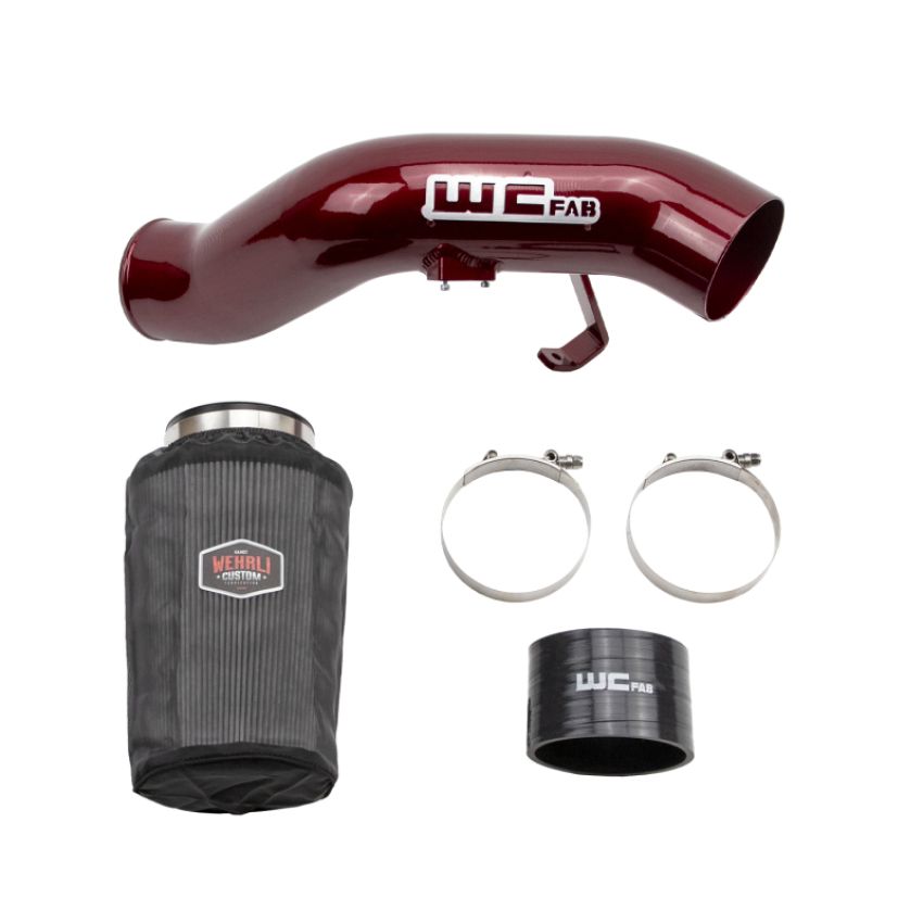 Wehrli WCF100333-BRZ 03-07 Ford 6.0L Powerstroke 4in Intake Kit - Brizzle Blue