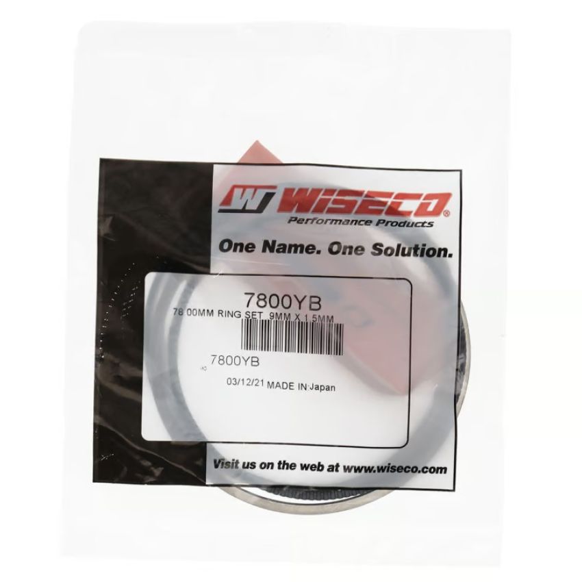 Wiseco 7800YB Wiseco Piston Ring Set, 4 Cycle, 78.00 MM Bore