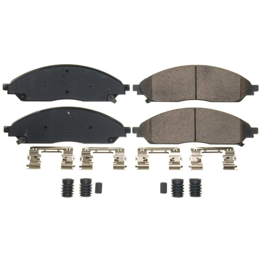 PowerStop 17-2402 PowerStop - Z17 Low-Dust Ceramic Brake Pads with Hardware
