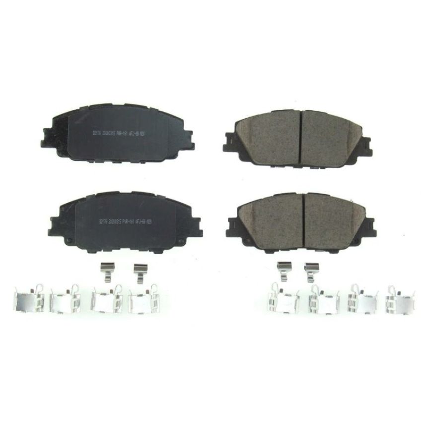 PowerStop 17-2176 PowerStop - Z17 Low-Dust Ceramic Brake Pads with Hardware