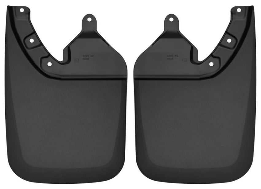 Husky Liners 2016 Toyota Tacoma w/ OE Fender Flares Custom Molded Rear Mud Guards - Black