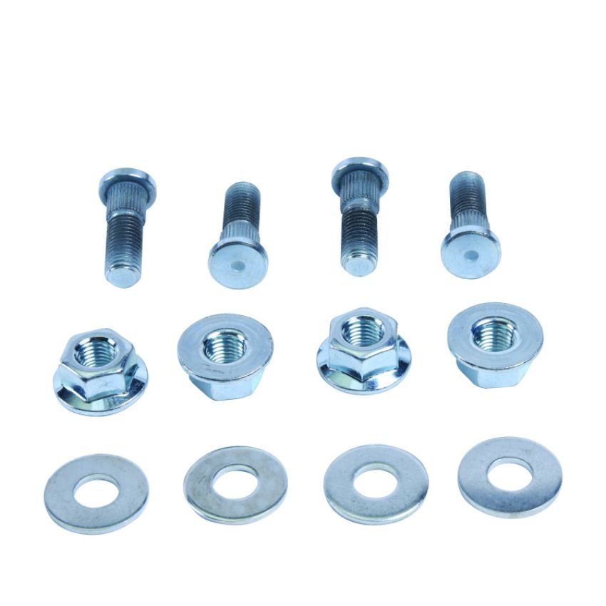 QuadBoss 608246 08-14 Kawasaki KFX450R Front Wheel Stud & Nut Kit