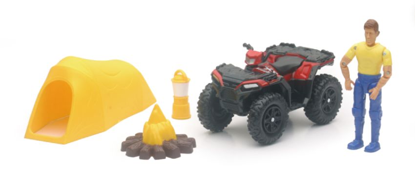 New Ray Toys SS-37436 Polaris Sportsman XP1000 Camping Set/ Scale - 1:18
