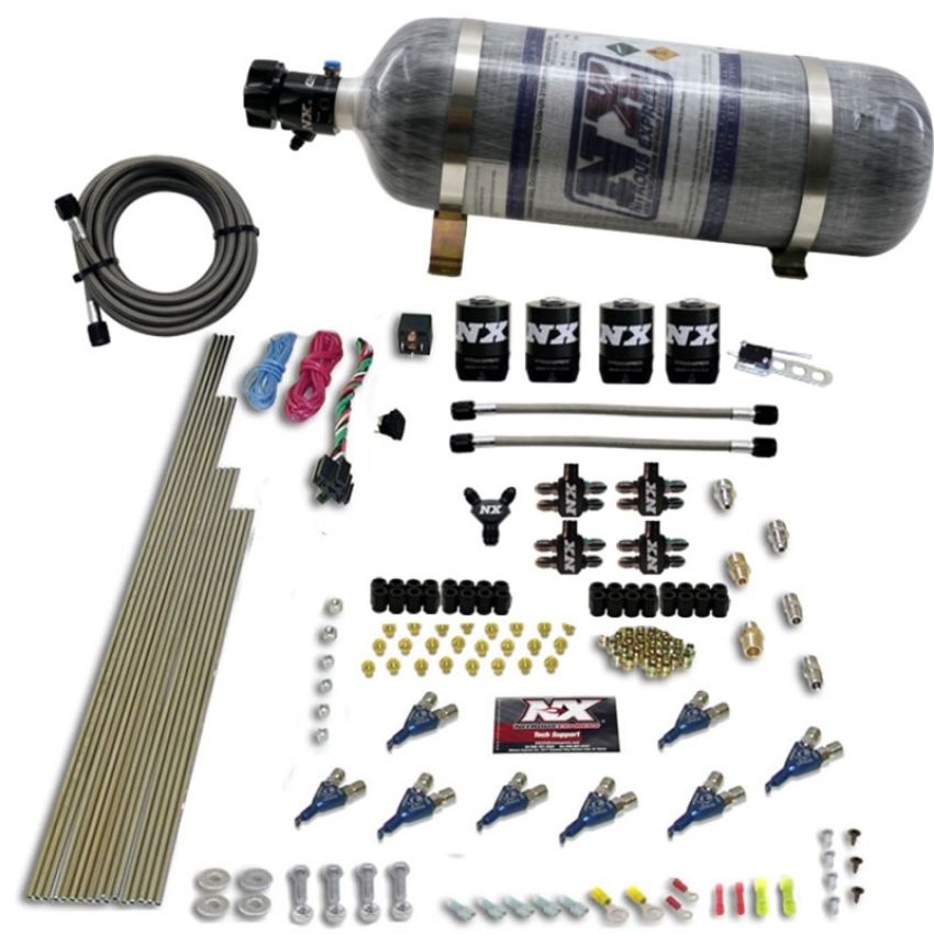 Nitrous Express 80005-12 8-CYL ALCOHOL (250-350-450-550HP) WITH COMPOSITE BOTTLE