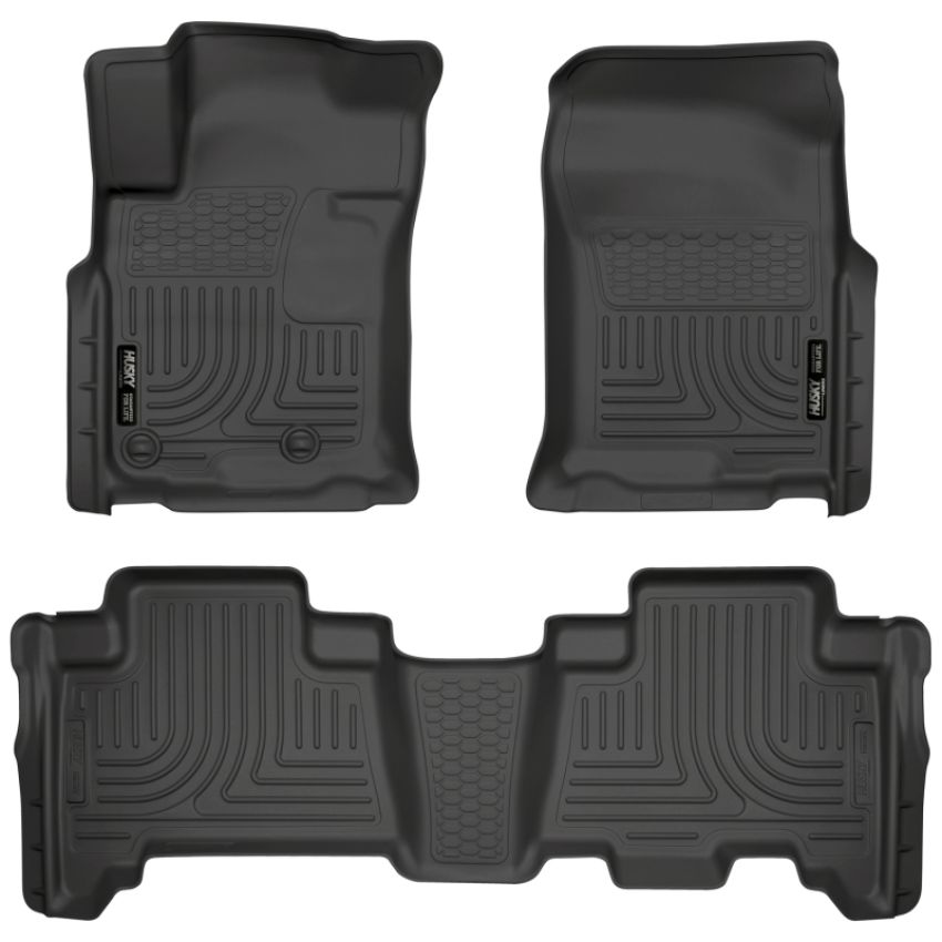 HUSKY LINERS HSK98571 10-13 Lexus GX460 Front/ 2nd Floor Liners Black
