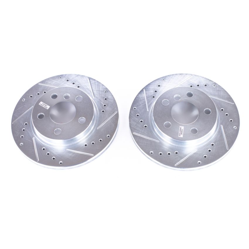 PowerStop EBR1659XPR PowerStop Evolution Performance Drilled, Slotted & Plated Brake Rotor Pair