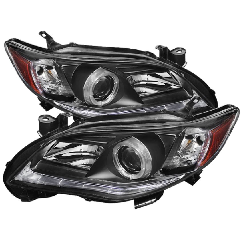 SPYDER 5074263 Projector Headlights - DRL LED - Black