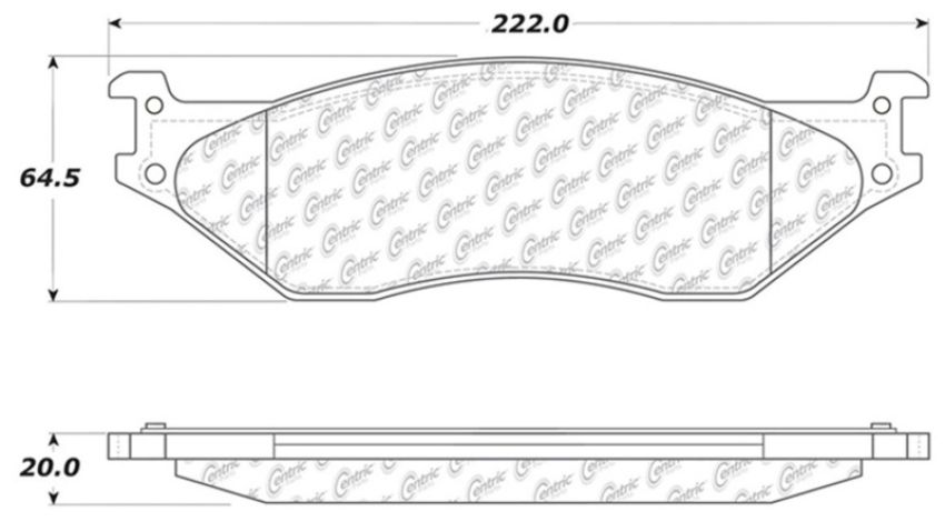Stoptech 309.10660 Sport Brake Pads w/Shims - Rear