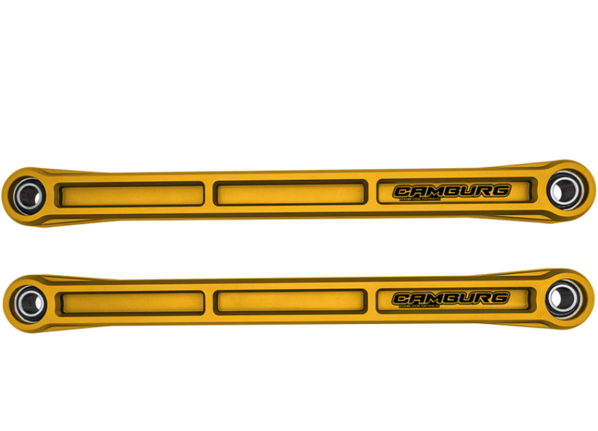 Camburg CAM-120032-GLD Ford Bronco 21-23 KINETIK Series Rear Billet Lower Trailing Arm Kit (Gold)