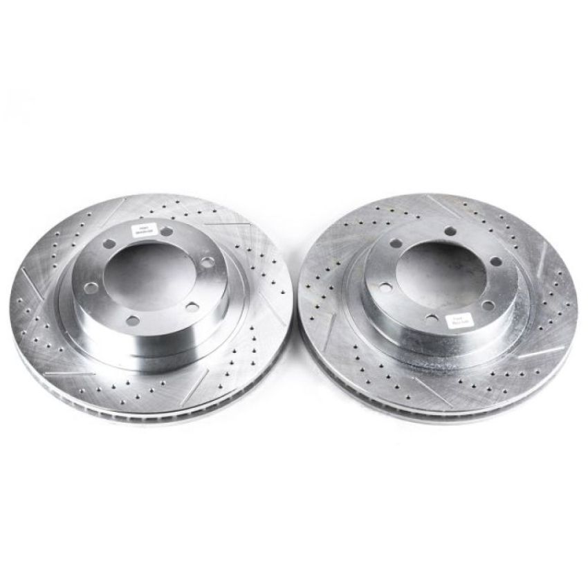 PowerStop JBR975XPR PowerStop Evolution Performance Drilled, Slotted & Plated Brake Rotor Pair
