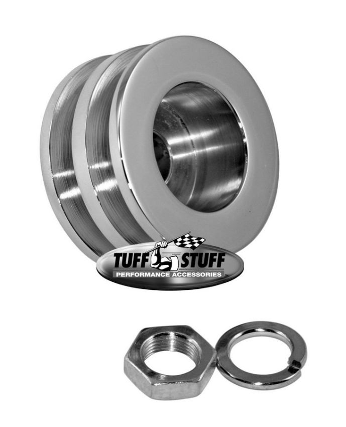TUFF-STUFF TFS7610F Alternator Chrome Double V-Pulley