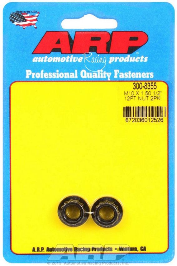 ARP ARP300-8355 Nut- 12pt 10mm X 1.50 2pk