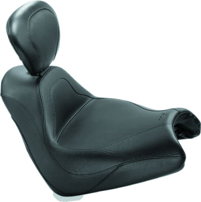 Mustang Motorcycle 79464 Mustang 05-08 Honda VTX1800F Sport Touring Solo Seat w/Driver Backrest - Black