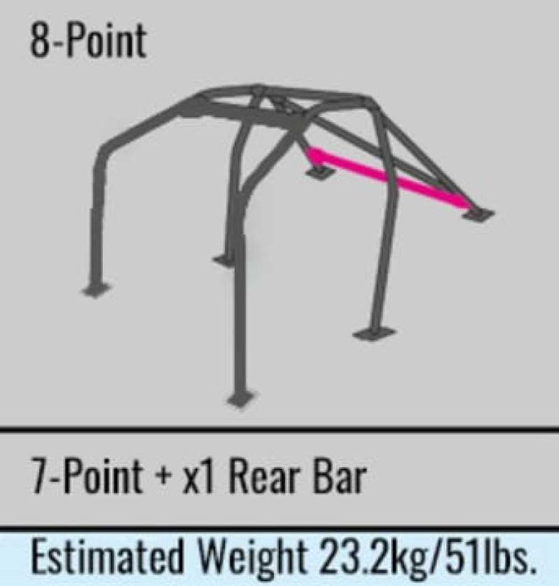 Cusco 222 265 G Roll Cage 8 points Dash Through Cromoly S14 (S/O / No Cancel)