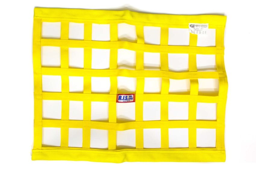 RJS SAFETY RJS10000406 Yellow Ribbon Window Net 18x24
