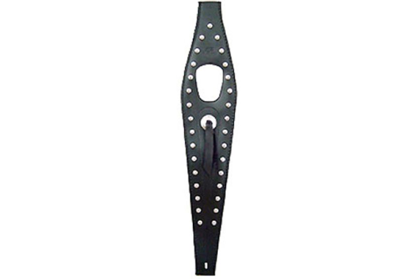 Mustang Motorcycle 93108 Mustang 85-04 Suzuki VZ700/750/800 Intruder, 05-11 Boulevard S50 Tank Bib w/Studs - Black