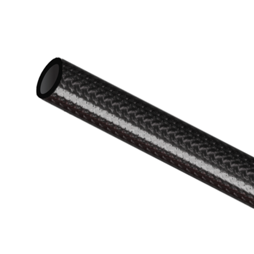 Goodridge 600-02CB-12 Universal 600 Series PTFE Hose - 12ft (Carbon)
