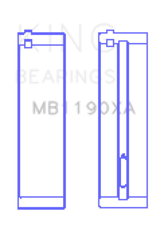 King 2003-2005 Dodge Sprinter Van Standard Main Bearing Set