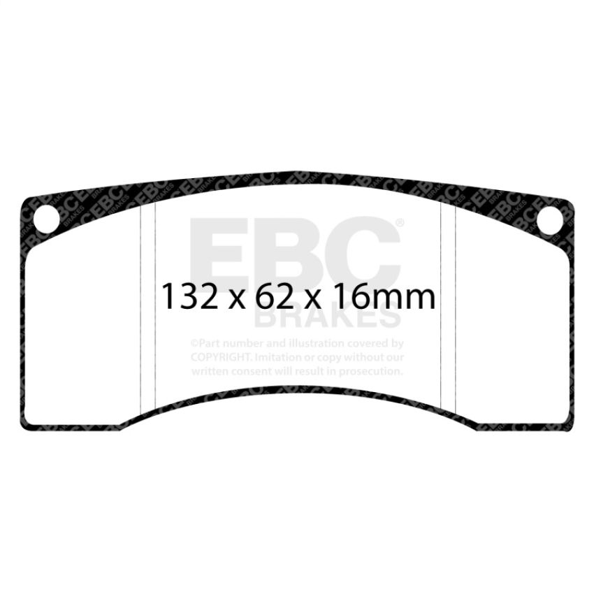 EBC Brakes DP3016C Redstuff Ceramic Low Dust Brake Pads