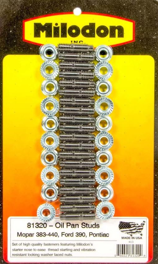 MILODON MIL81320 Oil Pan Stud Kit