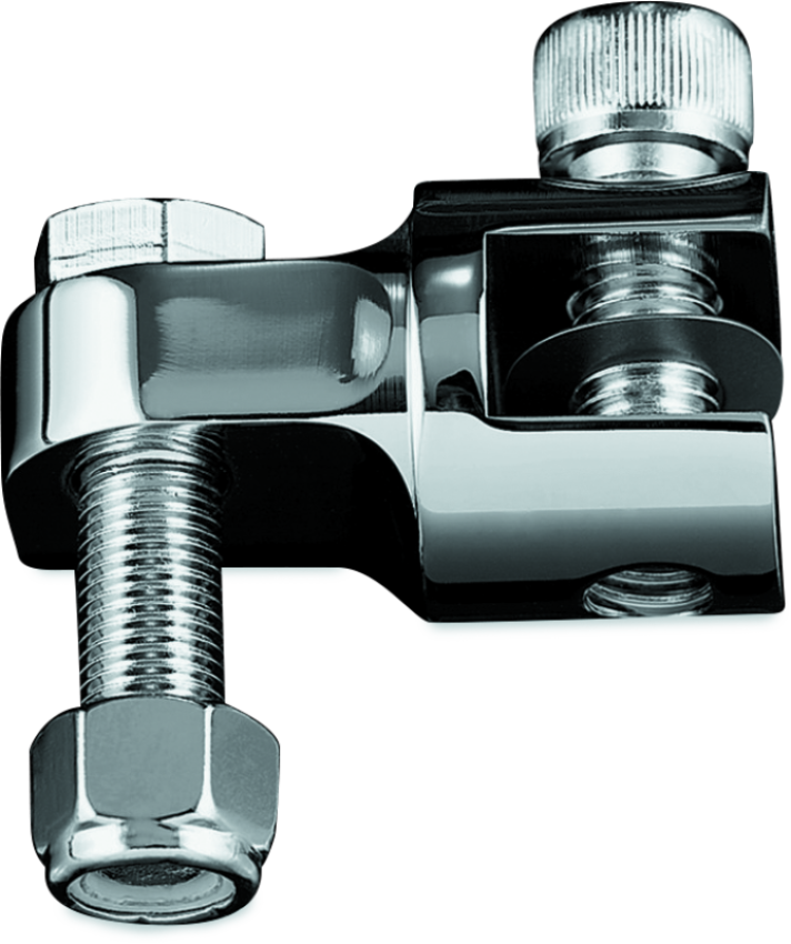 Kuryakyn 8043 1-1/4in Stirrup Heel Rest Extenders Chrome