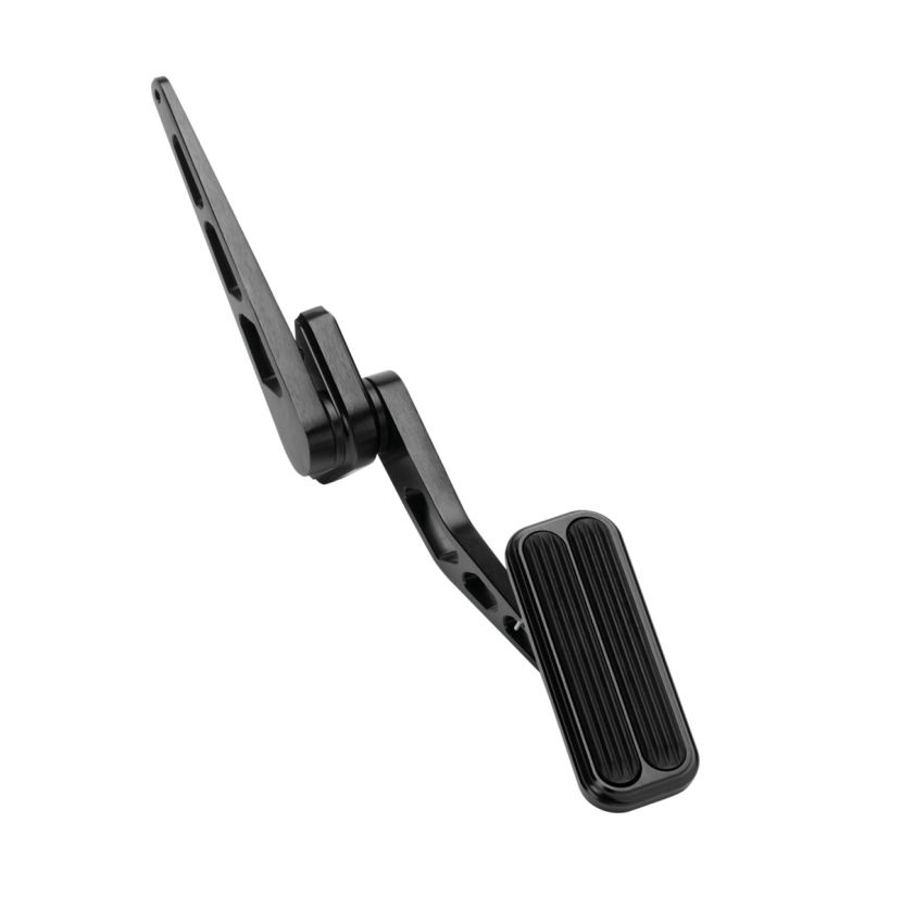 LOKAR LOKXBAG-6004 Blk Billet Aluminum Throttle Pedal w/Rubber