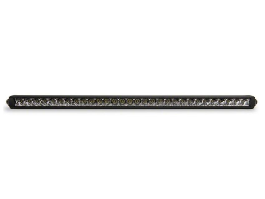 Raxiom J139109 18-23 Jeep Wrangler JL Axial Series 30-In Single Row LED Light Bar w/ Hood Mounting Brackets