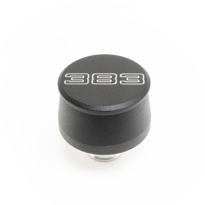 RACING POWER CO-PACKAGED RPCR8209 Valve Cover Breather 383 Logo Black Each