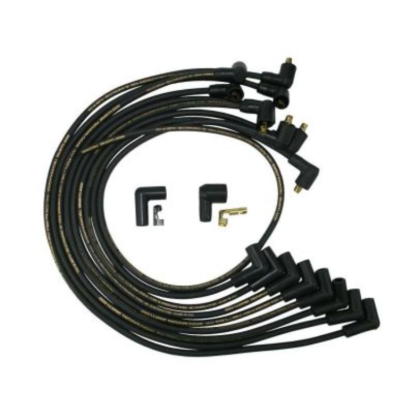 Moroso 9860M Small Block Chevy Over V/C Non-HEI Mag Tune Wire Set - Black