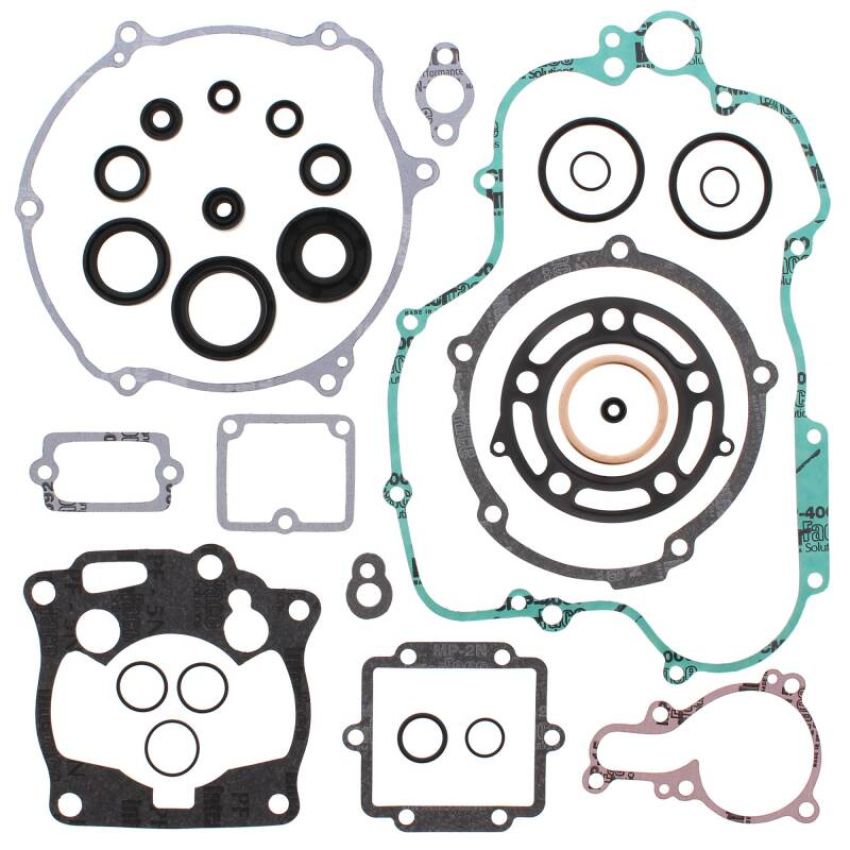 Vertex Pistons 811425 Vertex Gaskets 95-97 Kawasaki KX125 Complete Gasket Kit w/ Oil Seals