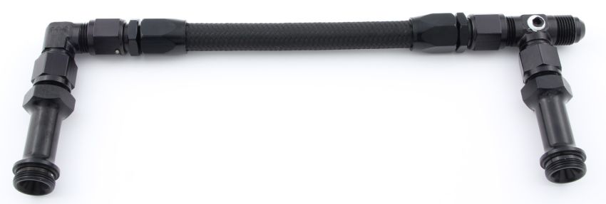 FRAGOLA FRG930005-BL #8 Fuel Line Kit 7/8-20 Dual Inlet 4500 Black