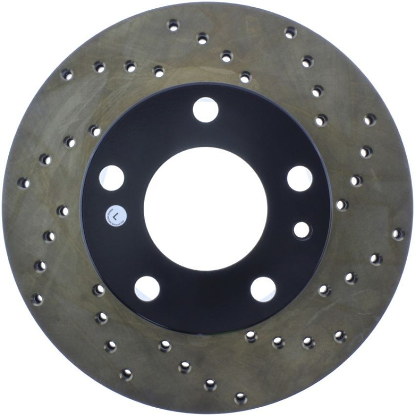 Stoptech 128.34008L Drilled Sport Brake Rotor