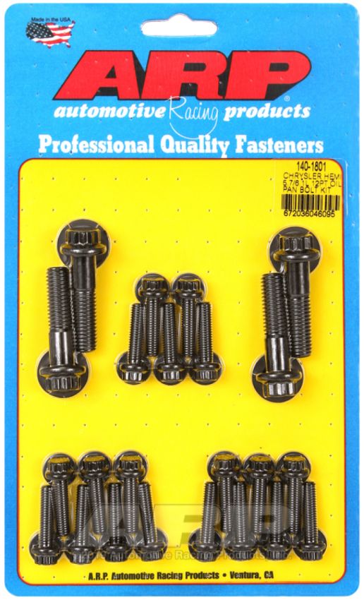ARP ARP140-1801 Oil Pan 12pt Bolt Kit Mopar 5.7L/6.1L Hemi