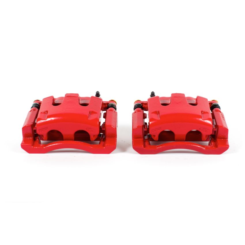 PowerStop S5028 Red Powder Coated Calipers