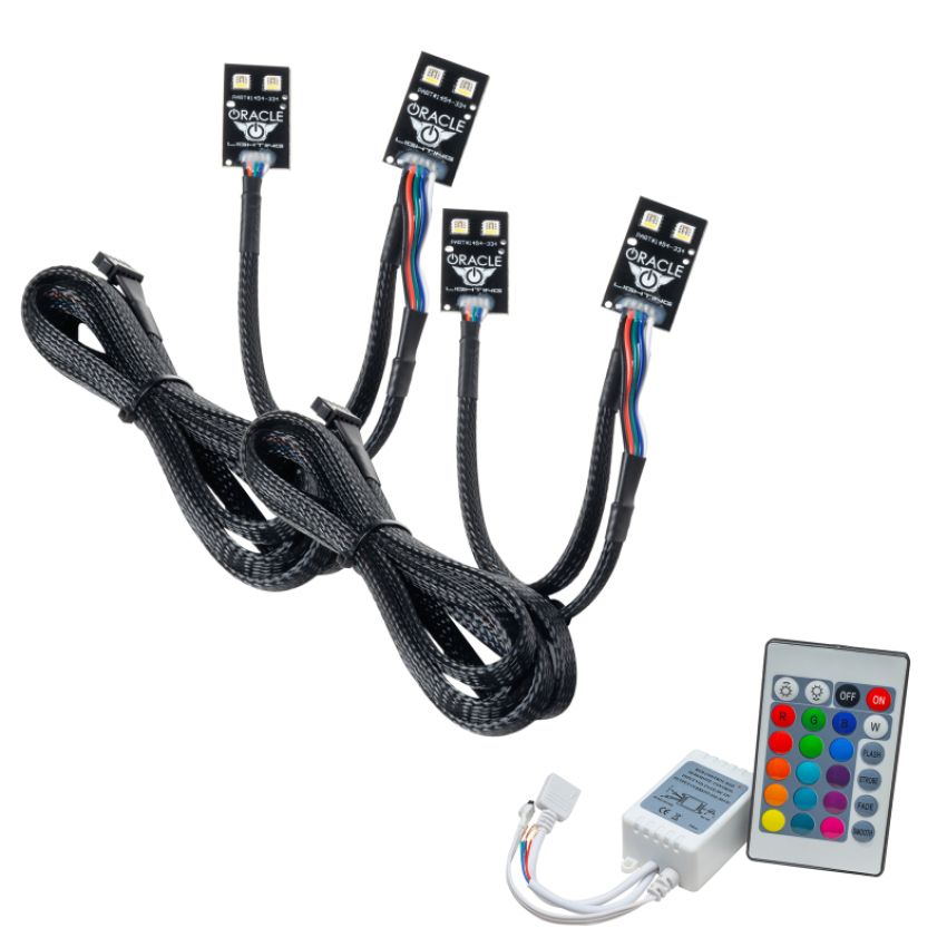 Oracle Lighting 1454-504 2021 Ford Bronco Sport ColorSHIFT(tm) RGB+W DRL + Halo Upgrade