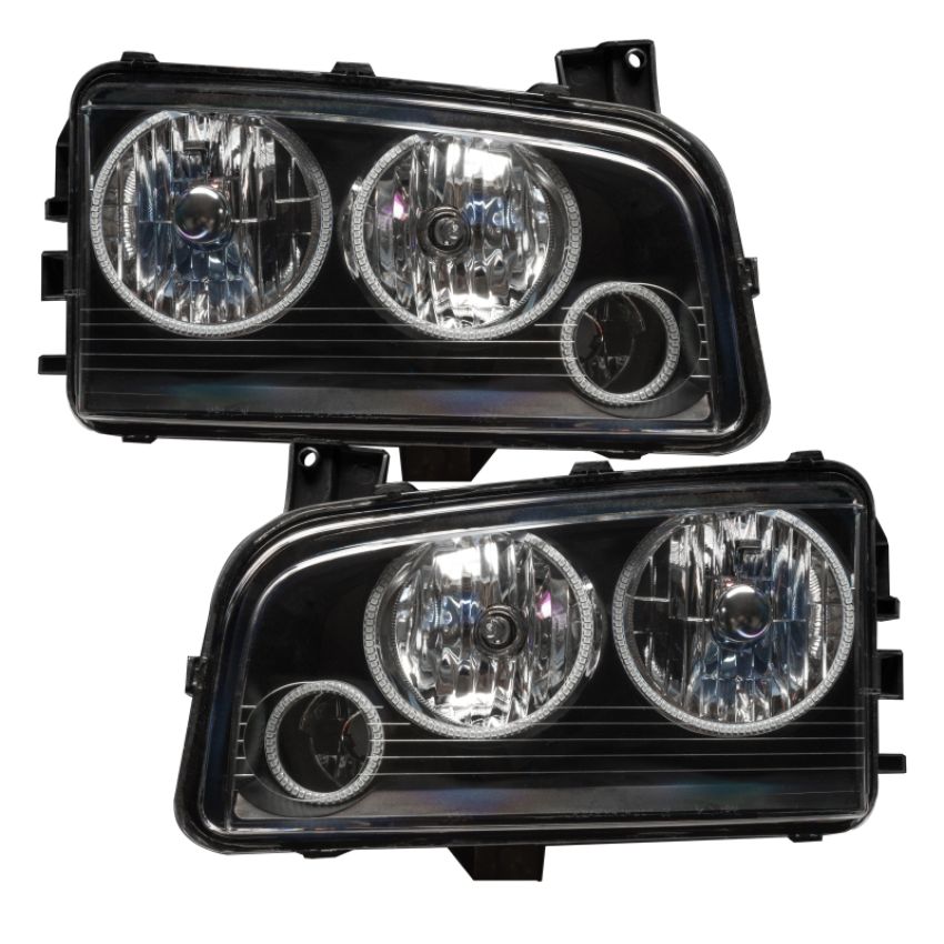 Oracle Lighting 8197-334 SMD Pre-Assembled Headlights, Non-HID, Triple Halo, ColorSHIFT - No Controller